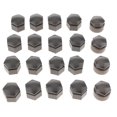 thumbnail image 3 of 20 Piezas 19 Mm Rueda Exterior Tuerca Tapas de Perno Cubierta de Tornillo de Cubo Automático Gris Sunnimix Cubiertas antipolvo para tornillos de rueda, 3 of 6