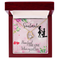 thumbnail image 1 of To My Girlfriend SoulMate Forever Necklace w Message Card, 1 of 8