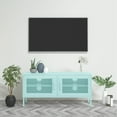 thumbnail image 1 of vidaXL TV Cabinet Stand - Mint Steel, 105x35x50 cm, 1 of 5