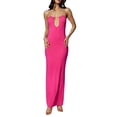 thumbnail image 2 of Coduop Women Spaghetti Strap Maxi Dress Sleeveless Bodycon Long Cocktail Dress, 2 of 6