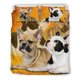 thumbnail image 1 of Bulldog Francés - Juego de cama Love, 1 of 5