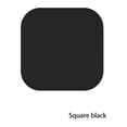 thumbnail image 2 of bedienty Square Door Stopper Solid Color Detachable Adhesive Punch-free Home Protective Wall Protector Bedside Table Bumper Black, 2 of 6