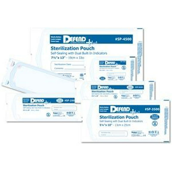 Mydent SP8000 Defend Self Sealing Sterilization Pouches 13" X 20" 200/Bx
