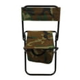 thumbnail image 1 of Silla de camping de tubo de acero de tela Oxford, silla plegable portátil, taburete con bolsa para pesca, picnic, playa, camuflaje, 1 of 15