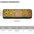 thumbnail image 2 of NETILGEN Refrigerator Door Handle Covers 2 Pcs, Kitchen Appliance Armrest Decoration Mat Non-Slip for Fridge Dishwasher Microwave Home Kitchen Decoration, Sunflower Wood Board, 2 of 7