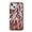 Pink, variant on Pleated Water Ripple Chrome Wave Pattern Soft Compatible with iPhone Case (Clear,iPhone 15)