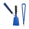 thumbnail image 1 of MERIGLARE Cowbell Decorative Hand Bell Call Cheering Bell for School Birthday Concerts blue, 1 of 9