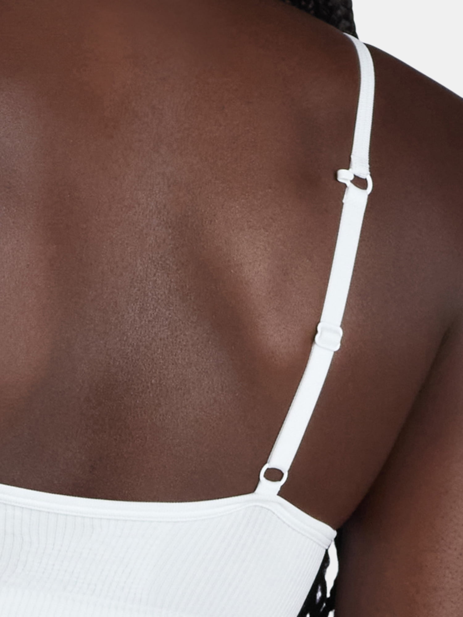 No Boundaries Seamless Ribbed Triangle Bralette, Sizes XS-XXXL
