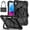 Black, variant on REQO Heavy Duty Shockproof Case for iPad 11" 12th Gen 2026 (A19) & 11th Gen 2025 (A16) with Rotating Handle Stand & Detachable Shoulder Strap