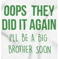 thumbnail image 2 of Funny Big Brother Baby Announcement Bodysuit Jumper Boys Infant Baby Brisco Brands NB, 2 of 7
