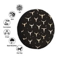thumbnail image 4 of Goofa Cow Skulls Pattern Universal Tire Cover for Jeep, SUV, Truck, and Trailer – Waterproof, UV-Resistant,Easy to Install, Fits 14"-17" Tires-16 inch, 4 of 6