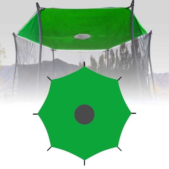 ZZERHUOO Kids Trampoline With Sunshade Outdoor Play For Children Ages 8 And Up Durable Jumping Mat For Backyard And Exercise 14 Foot Trampoline Enclosure System 12 Trampoline Enclosure Net 12 Foot