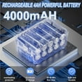thumbnail image 4 of AZZUNO Cordless Power Washer 850PSI Portable Pressure Washer Car Washer Gun, 2 x 4000mAh Batteries, 4 of 6