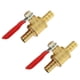 thumbnail image 1 of 2x 5/16 Válvula de Grifo de Purga Interruptor Líquidos Gas Drenaje Latón Rojo, 1 of 5