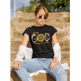 thumbnail image 3 of With God All Things Are Possible Easter Matthew 19:26 Christian Bible Verse Women's T-shirt, XL, Red, 3 of 5