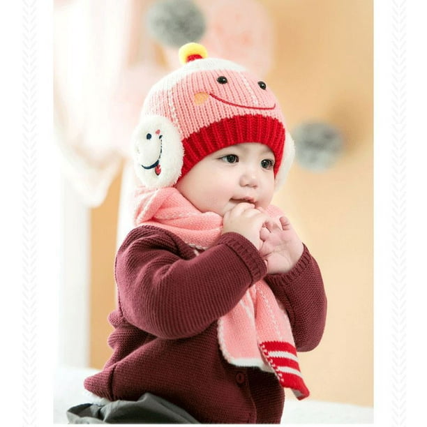 Ensemble bonnet écharpe pour enfant, bonnet pour toute petite fille, bonnet  à pompon, ensemble bonnet et écharpe, bonnet pour bébé, ensemble écharpe  chapeau, écharpe d'hiver, écharpe au crochet, bonnet fille, bonnet 