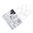thumbnail image 4 of Sellos transparentes para bricolaje, sellos transparentes, juego de sellos transparentes con impresión transparente, sellos de goma transparentes, durabilidad probada en el tiempo, 4 of 12
