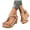 Beige, variant on Women's Cork Footbed Platform Sandals Boho Fashion Beaded Woven Strappy Sandals Summer Open Toe Slingback Dress Shoes Beige Size8.5