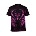 thumbnail image 2 of LAOLIUSN Men's Pink Deer Graphic T Shirt, Antler Hunting Camo Tee, Wildlife All Over Print Crew Neck Short Sleeve Shirt, S-4XL, 2 of 7