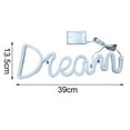 thumbnail image 6 of Neon Light Creative Decorative Dream Letters LED Neon Sign Wall Hanging Lamp Gift for Kids Room, 6 of 8