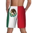 thumbnail image 2 of Mens Mexico Flag 2 in 1 Quick Dry Swim Trunks with Compression Liner Beach Shorts, 2 of 6