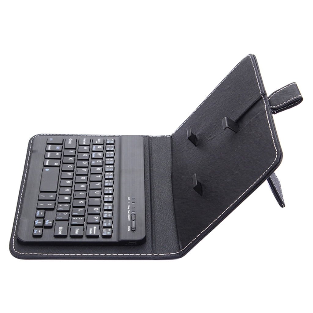 Multifunctional Leather Bluetooth Keyboard for Phones