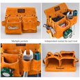 thumbnail image 1 of Portable Pouch Vintage Tool Bag Holder Storage Bag for Woodworking Carpenter Electrician, 1 of 9