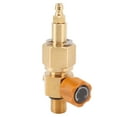 CO2 Tank Refill Valve 8mm High Pressure Switch Valve Brass 5000psi Male