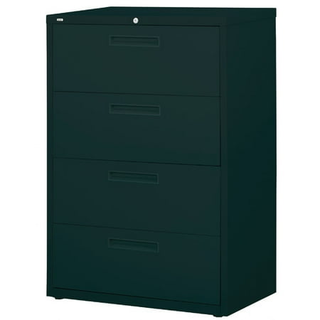 Hl5000 Series 36 Inch Wide 4 Drawer Lateral File Cabinet Black