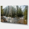 thumbnail image 2 of Mountain River Panorama - Large landscape Canvas Art Print, 2 of 3