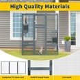 thumbnail image 6 of Akaber Large Outdoor Cat Enclosures with 7 Platforms & 2 Resting Rooms, Fir Wood Catio House with Waterproof UV Protection Roof, Indoor Outdoor Cat Furniture, 6 of 7