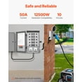thumbnail image 2 of VEVOR Manual Transfer Switch 50Amp Generator Transfer Switch Kit NEMA 3R 12500W, 2 of 12