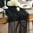 thumbnail image 1 of Dusty Rose Gauze Table Runner 120 Inch 10FT, Seasonal Sheer Chiffon Cheesecloth Kitchen Dining Holiday Birthday Table Decor for Home Party, 1 of 8