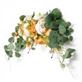 thumbnail image 6 of Artificial Wreath Door Threshold Flowers DIY Wedding Home Living Room Party Wall Decor Garland Gift Peony B, 6 of 6