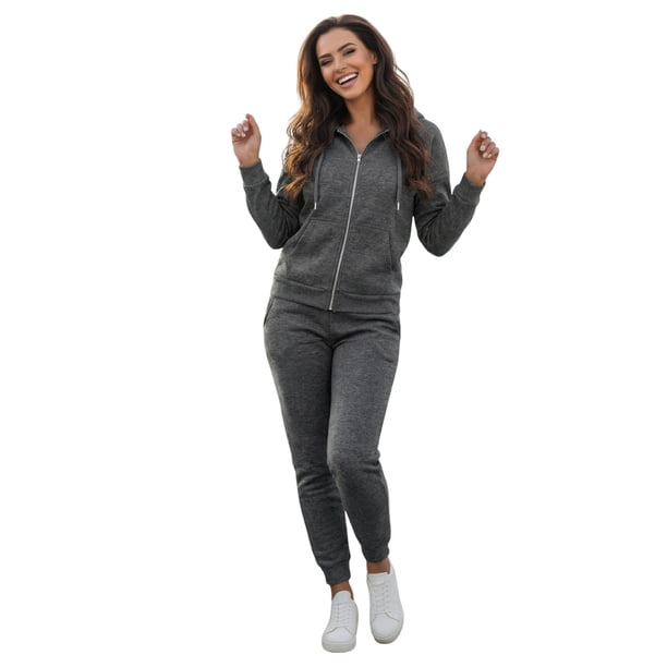 Set Pants y Sudadera Mujer Manga Larga Tallas Extras Oversize Traje Deportivo para Dama Traje De Jogging Chándal con Abrigo y Pantalón