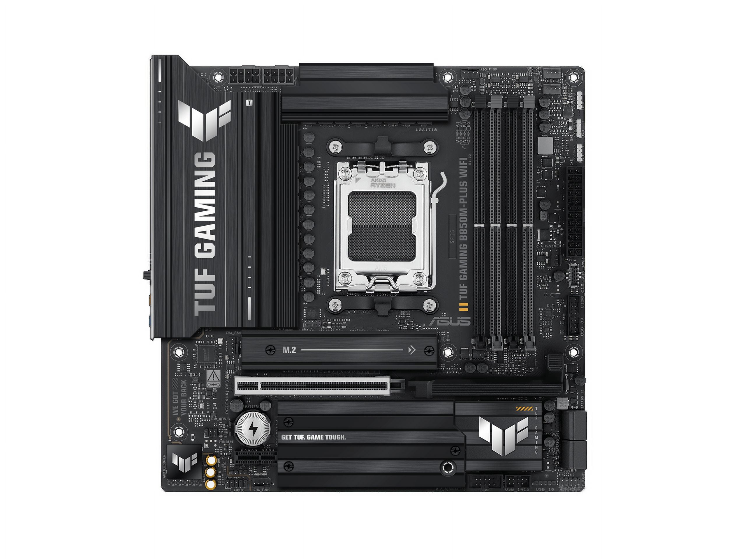 TUF B850M-PLUS WIFI Gaming Desktop Motherboard - AMD B850 Chipset - Socket AM5 - Micro ATX (90mb1iy0-m0aay0)