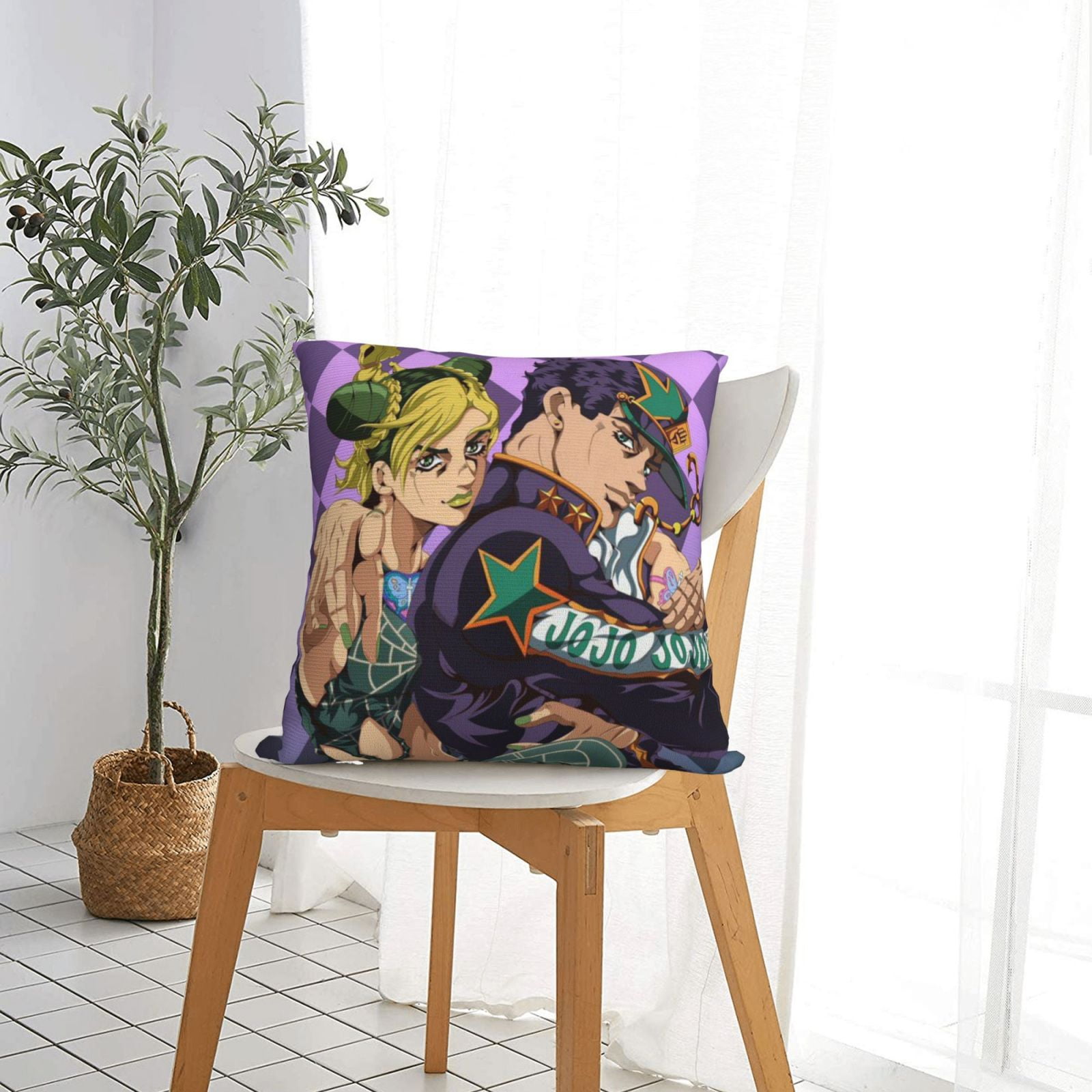 JoJo's Bizarre Adventure Throw Pillow Cover Decoration