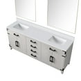 thumbnail image 5 of Harbor 72 in W x 22 in D White Oak Double Bath Vanity, Cultured Marble Top and 34 in Mirrors, 5 of 6