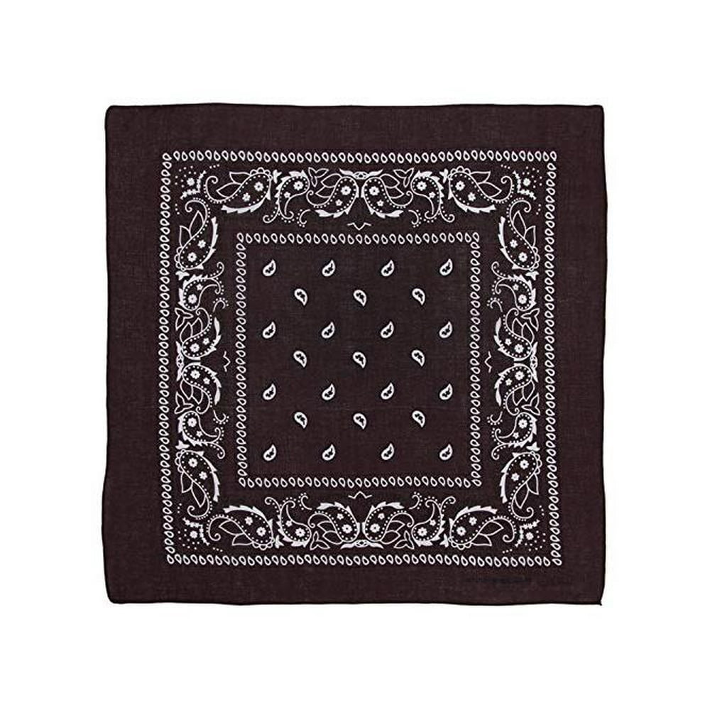 BANDANA Large 100 Cotton Paisley Bandanas (22 inch x 22 inch