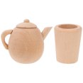thumbnail image 1 of 1 Set Tea Set Toy Simulation Teaware Prop Decorative Tea Set Miniature House Ornament, 1 of 7