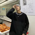 thumbnail image 2 of Tops Estampados Hip Hop Ropa Masculina Camisetas Holgadas Para Hombres Estética Manga Larga Y2k Poliéster Venta Ajuste Regular Algodón A Granel FA It, 2 of 4
