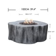 thumbnail image 4 of Elementi  Manchester Classic Gray Liquid Propane Concrete Fire Pit, 4 of 5