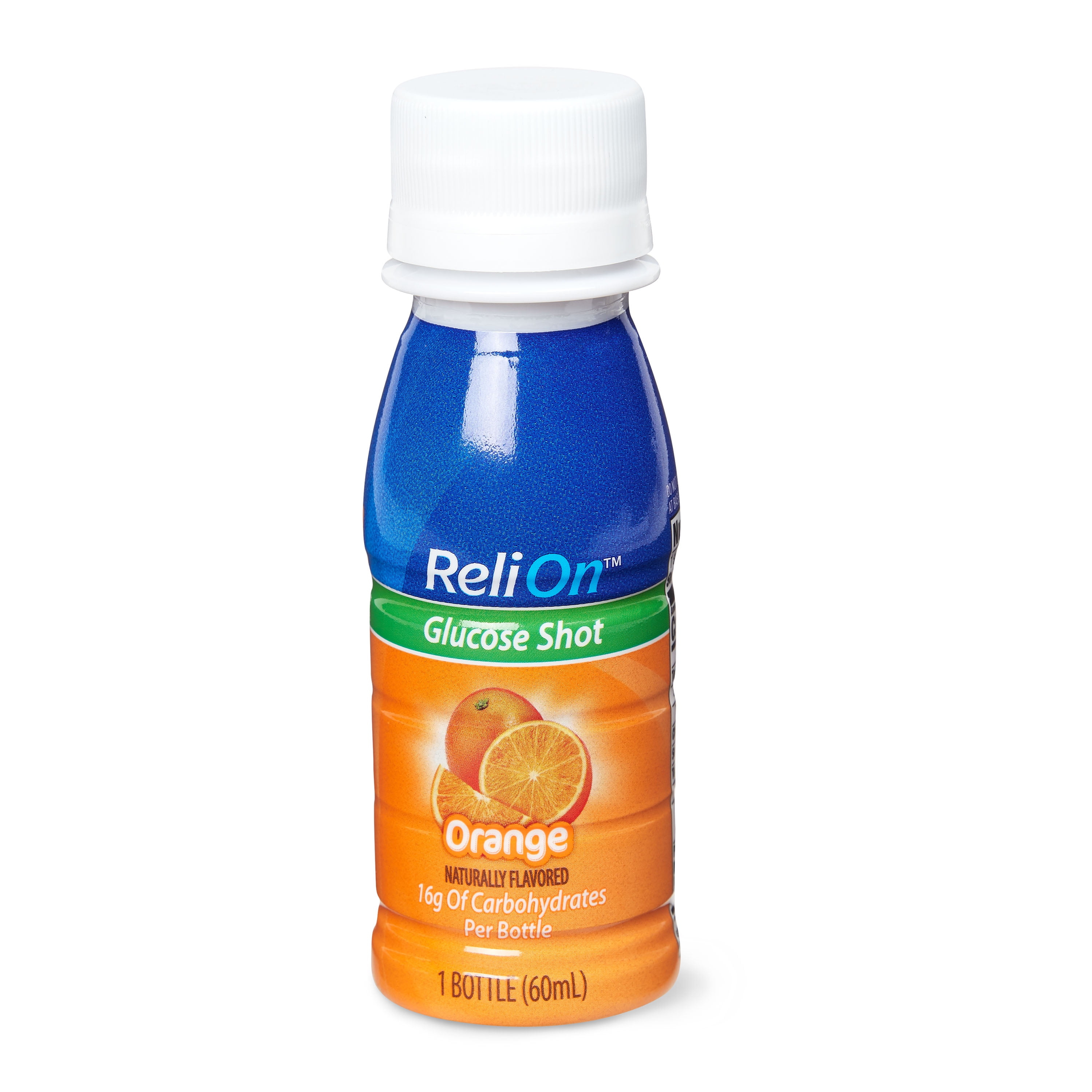 ReliOn Glucose Shot, Orange, 60mL