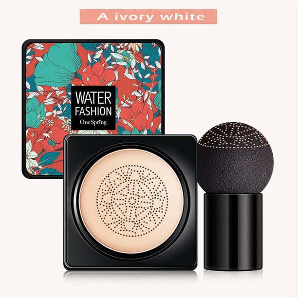 Air Cushion Foundation Mushroom Head BB CC Crema Corrector Blanqueamiento Hidratante Iluminar Cara Base Tono Maquillaje Cosmético Coreano Tan Jianjun unisex