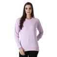 thumbnail image 2 of Voziak Sweatshirts for women Pullover fleece sweaters long sleeves Lavender, 2 of 7