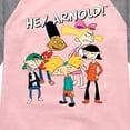 thumbnail image 3 of Hey Arnold! - Group Shot - Toddler And Youth Girls Raglan Graphic T-Shirt, 3 of 5