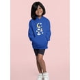 thumbnail image 2 of Kids On Clouds With Moon Hoodie Juniors -Image by Shutterstock,  Small, 2 of 4