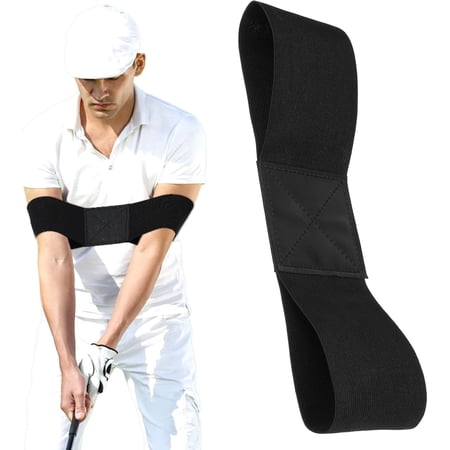 Golf Swing Trainer Band – Adjustable Elastic Armband for Posture Correction | Ideal for Beginners & Pros | Improve Swing Mechanics, Elbow Position & Consistency (Fits All Golf Clubs)