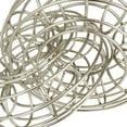 thumbnail image 4 of 10", 7"W Silver Metal Wire Chain Sculpture, by DecMode (2 Count), 4 of 8