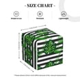 thumbnail image 4 of Yiaed Palm Greenery Print Tissue Box Cover, PU Leather Decorative Organizer for Tabletop, Bathroom, Car, Office Creative Decorative, 4 of 7